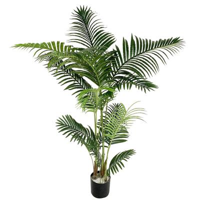 China Hot Sale 180Cm Artificial Plastic Kwai Palm Tree 72In Potted Plant Eco-friendly Fake Large For Home Decor for sale