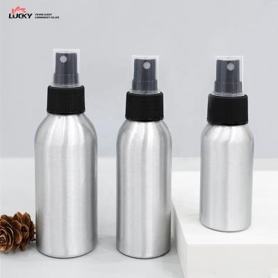 China BEAUTY PACKAGING 24mm 50ml 100ml 120ml factory outlet food grade aluminum pcosmetic perfume bottle for sale