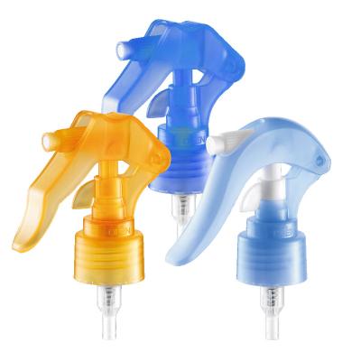 China White Garden Mini Trigger Sprayer 24mm Plastic Trigger Spray Right-Mid-Left Head 28mm Stock for sale