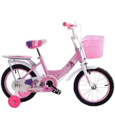 China Kids Bike Gift Double Color Single Speed ​​Color Rims Kids Bike Steel Frame Training Wheel 12,14, 16, 18 Inch Kids Bike Plastic Front Frame color for sale