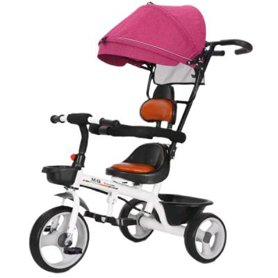 China Hot sale fashion kids tricycle ride 4 in1 children classic baby gift for 2-4 years old kids tricycle with cheap price for sale