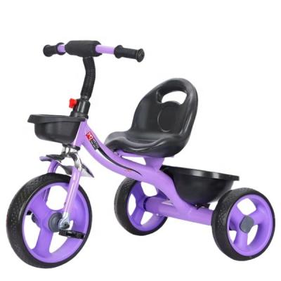 China Hot sale children's tricycle classic silent EVA wheel single children's tricycle for 2-4 year BF-801 for sale