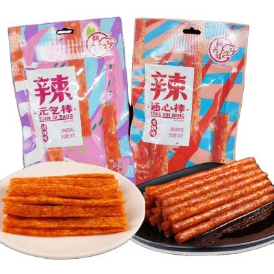 China Manufacturer Wholesale Normal Fries Shaped Spicy Snacks Fantianwa Macaroni Stick Snacks Export for sale