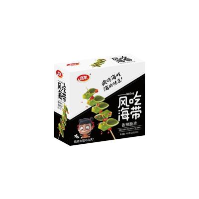 China China Natural Cheap 20g Weilong Boxed Chinese Spicy Seaweed Knot Spicy Snacks Sour Food for sale