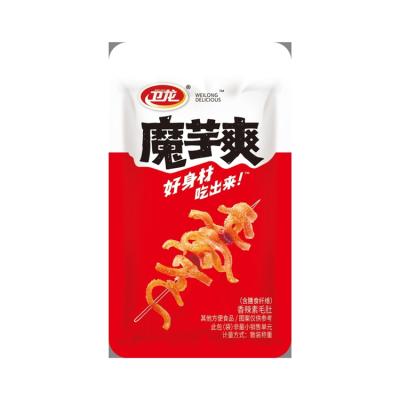 China Natural high quality wholesale cheap konjac crunchy spicy food snacks 50g bag for sale