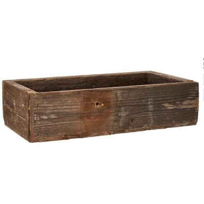 China Recyclable Best Selling Vintage Distressed Brown Wooden Craft Wooden Box Wine Box for sale