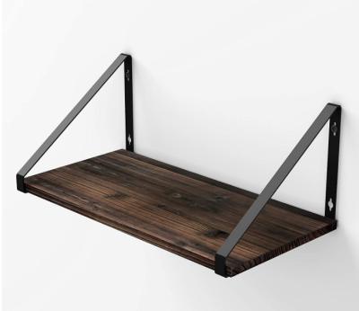 China Hot Selling Wooden Shelf Mordern Style Wall Shelf Nordic Decor Wall Hanging Decoration Bathroom Living Room Wooden Shelf for sale