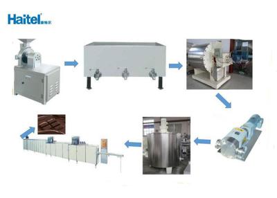 China Easy Handle Automatic Chocolate Making Machine PLC Control Screen 4800kg for sale