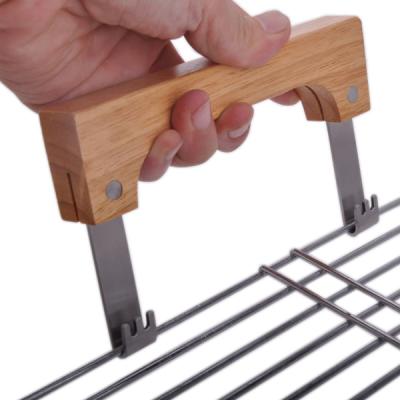 China Corrosion Resistance Cooking Grid Lifter , Grilling Basket Lifter for sale