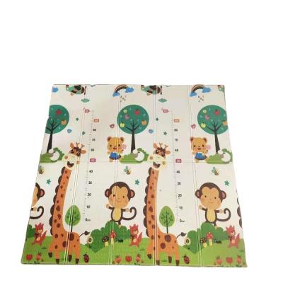 China Double Sided Folding Mat XPE Home Crawling Exercise Playing Folding Crawling Mat With Pattern In Both Sides For Kids for sale