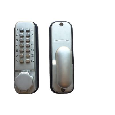 China Need to open plate to change pin to set different code knob 1st generation mechanical keyless digital code door lock for sale