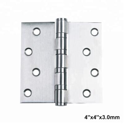 China Corrosion Resistant Z Screw Hole Shape SS Hinged Door Hinge With 4 Ball Bearing for sale