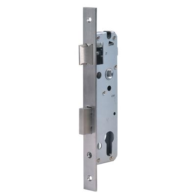 China 85mm X.25 mm Small Countercurrent French Door Mortise Lock Body For Different Aluminum Door 85x25 mm for sale