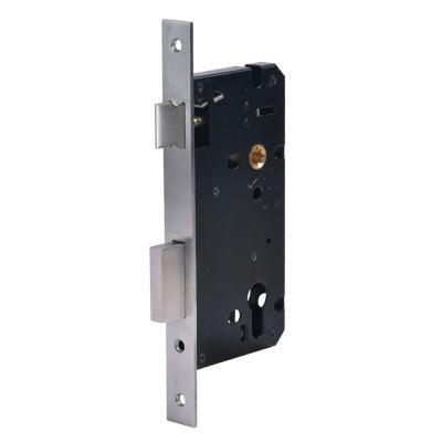 China 60mm mortise stainless steel door lockset for fire rated doors 85x60 mm for sale