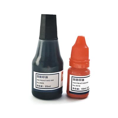 China Used Oil Stamp Ink Bottle With Factory Sealing Package 10ML/25ML Ink-Returnable Direct Sealing Protective Self-inking Filling for sale