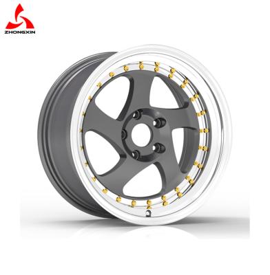 China Japanese OEM design alloy design wheels of good quality zx077 15x7.0 15x8.0 of Japanese Machine lip for sale