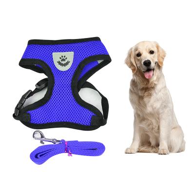 China Amazon Best Seller Polyester Reflective Service Dog Harness for sale