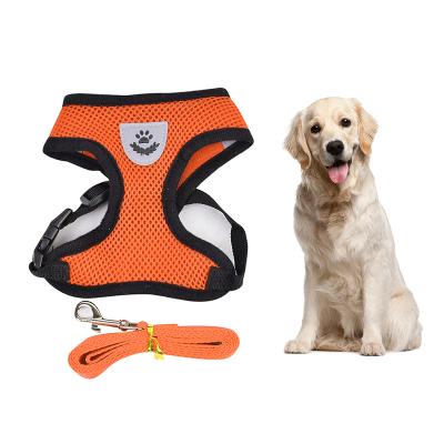 China Wholesale Breathable Mesh Reflective Sport Dog Harness Vest for sale