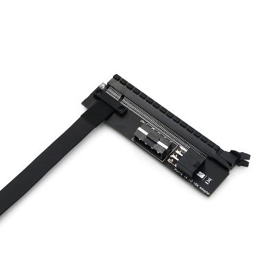 China High Quality PCBA+metal X1 16X Extension Cable To X16 Pcie Supplement Riser Board 4 Pin Power Input for sale