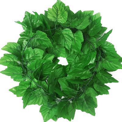 China Ivy Leaves Plastic Vines Minimalist Artificial Green Grape Garland Plants for sale