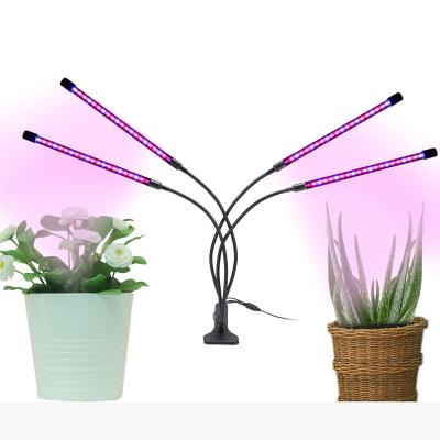 China ABS LED Grow Lights for Indoor Plants Full Spectrum Plant Lights with Auto On/Off 3/9/12H Timer for sale