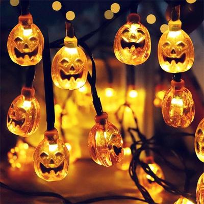 China Halloween Holiday Decoration 1.5m 10Led Halloween Pumpkin Led Party Light Home Ornament Halloween Decor Party Bar Festival Bar Festival String Lights for sale