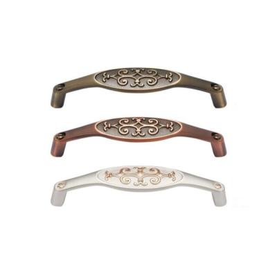 China Modern Fancy Zinc alloy Classical Kitchen Cabinet Pull Handle for sale