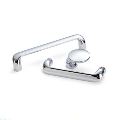 China Cabinet Modern New Design Chrome Plated Zinc alloy Furniture Cabinet Handle for sale