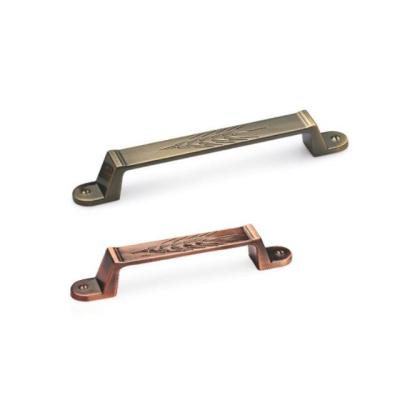 China Modern Kitchen Hardware Fittings Antique Brass Kitchen Cabinet Handle Pull 128mm 5' inch for sale