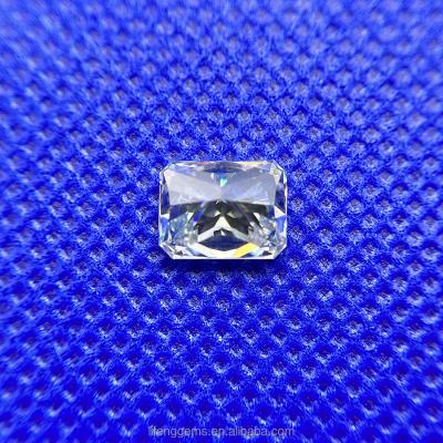 China Fire Wholesale GRA Color Set or Report Heater Cut Size 5*7mm 1ct 6*8mm 2ct D Moissanite Multi Color White Clarity VVS Loose Moissanite Gemstone for sale