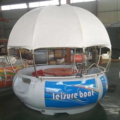 China Sea barbecue water park 8 people leisure multifunctional leisure barbecue donut electric boat for sale for sale