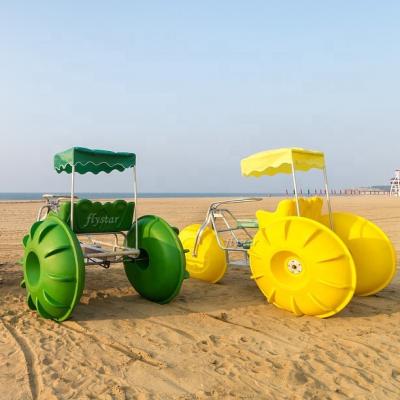 China PE & Aluminum Alloy Frame Water Sports Saltwater Big Pedal 3 Wheels Water Tricycle Bike Sea Bikes For Sale for sale