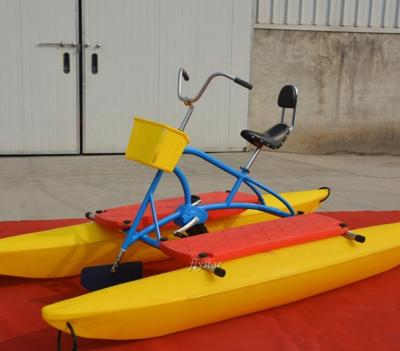 China Saltwater summer games aqua water bike pedal cycling boats for water+play+equipment for sale