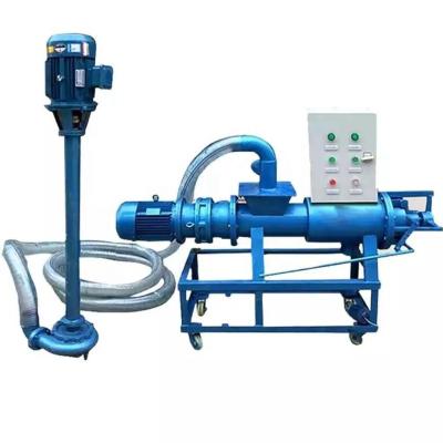 China Screw Press Poultry Farm Animal Waste Cow Pig Fertilizer Dewatering Machine for sale