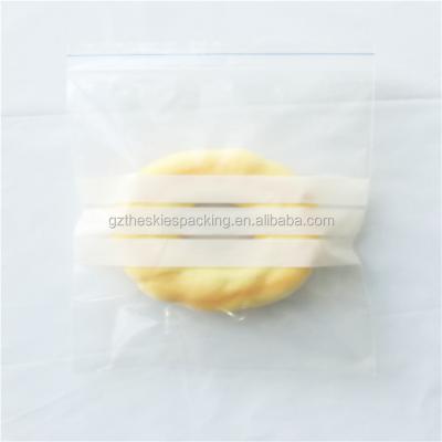 China Food Grade Disposable Custom Resealable Transparent Bread Packaging Plastic Bags Ziplock Bagel, Poti, Lady, Bagels, Donuts Poly Bag for sale