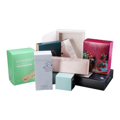 China Handmade Custom Facial Mask Skin Care Packaging Cosmetic Paper Box for sale