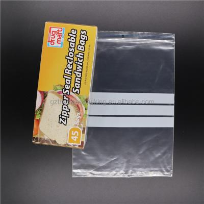 China Disposable Retail Paper Packaging Box for Plastic PE Zipper Freezer Bags and Reusable Food Storage Biodegradable Ziplock Bags for sale