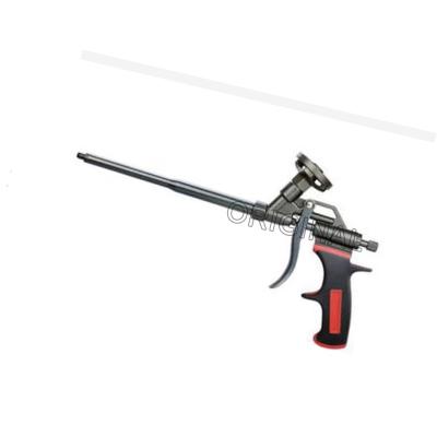 China Construction Tools Cartridge Caulking Gun Black PU Foam Coated Spray Gun for sale