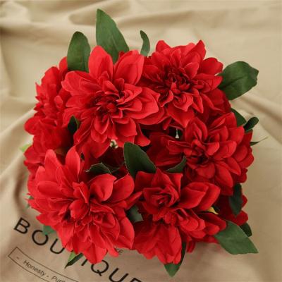 China Wholesale 10 Manufacturer Beautiful And Colorful Artificial Flower Wedding Head Flower Decoration Flower For Home Decor for sale