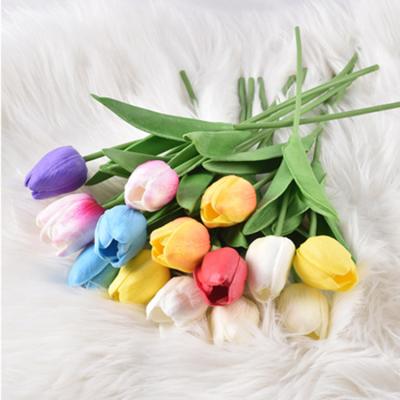 China Sevenstar Amazon Hot Selling High Level Simulation Tulip Real Touch High Quality Artificial Flowers Preserved Tulip for sale