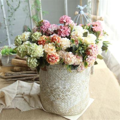 China Beautiful and colorful flower chrysanthemum bouquet wedding decoration home maker artificial flower for sale