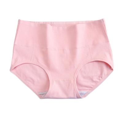 China Anti-wrinkle Mom Large Size Women's Cotton Solid Color Briefs Women's Cotton Briefs for sale