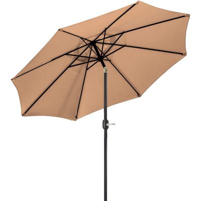 China Factory Direct Supply Modern Outdoor Furniture Modern Steel Market Casual Umbrella for sale