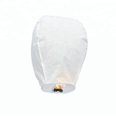 China China Wholesale Custom Biodegradable Yarn Free Flying Chinese Sky Wish Lanterns for sale