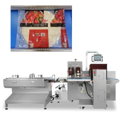 China Automatic Packing Line Chai Patti Chapati Full Automatic Servo Pizza Packing Machine for sale