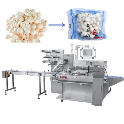 China Food Fruit And Vegetable Packing Machine Fresh Vegetable Weighing And Packing Machine With Label for sale