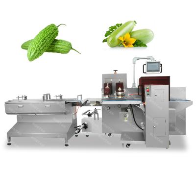 China Automatic Food Qingdao Bostar Salad Vegetable Lettuce Packing Machine Flow Wrap Packing Machine for sale