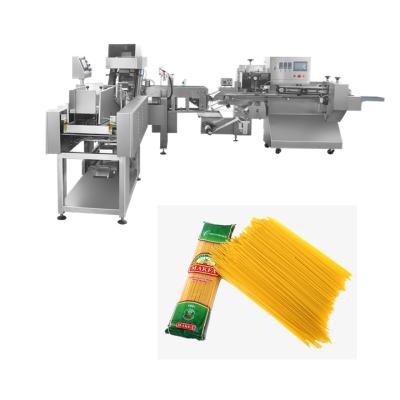 China Customized Design Semi Automatic Spaghetti Stick Noodle Weighing 100g Filling Making Packing Machine for sale