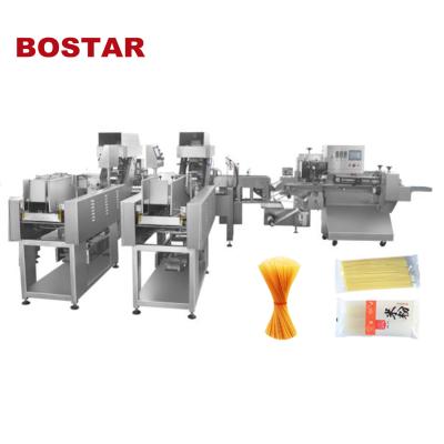 China Food Pasta Spaghetti Bulk Dry Noodle Automatic Packing Machine with Weighing and Lifting for sale