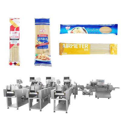 China Automatic Food Bostar Flow Pouch Pasta Spaghetti Stick Noodle Weighing Packing Machine Packaging System for sale